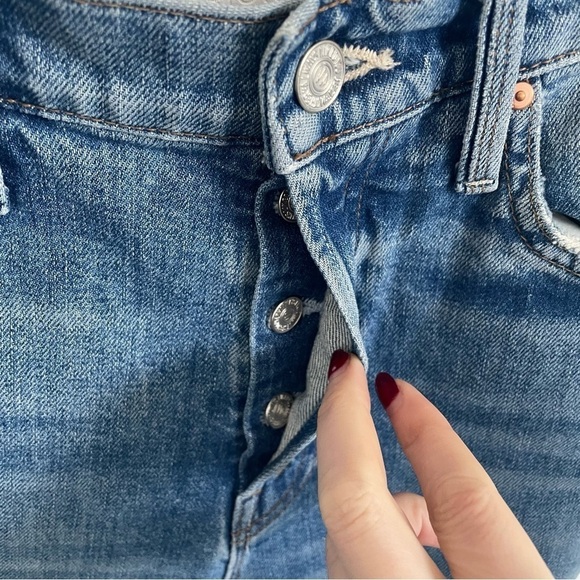 MOTHER The Pick-Up Skimp Skinny Jeans My Melancholy Size 24 - Picture 7 of 9
